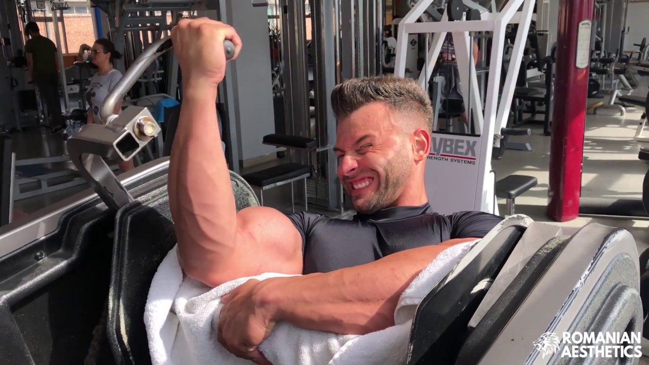 Antrenamentul pentru brate al lui Alex Carjaliu | Biceps + Triceps | Romanian Aesthetics