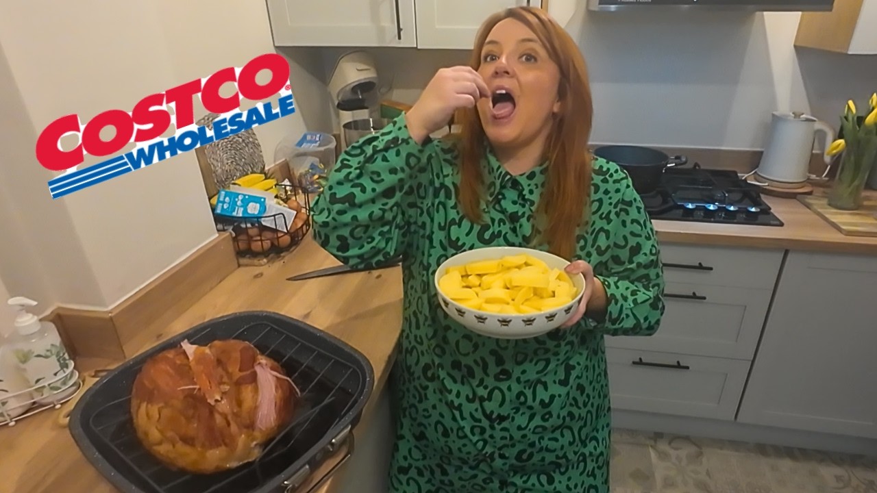 Tender COSTCO ham and a proper BRITISH meal !