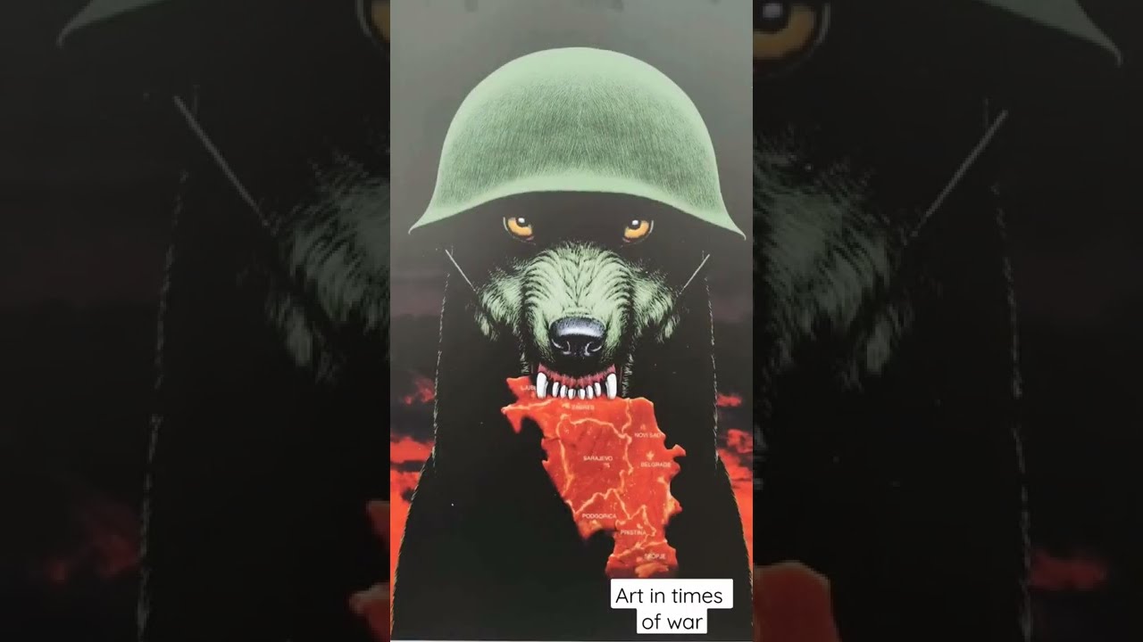 Art and War in Osijek, Croatia.