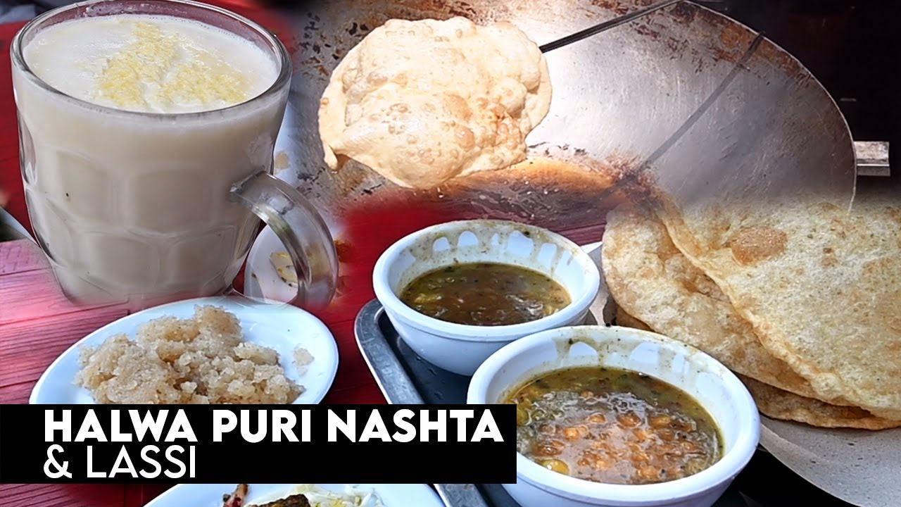 Halwa Puri Nashta | Riaz Falooda | Chicken Qeema Tikki | Lassi