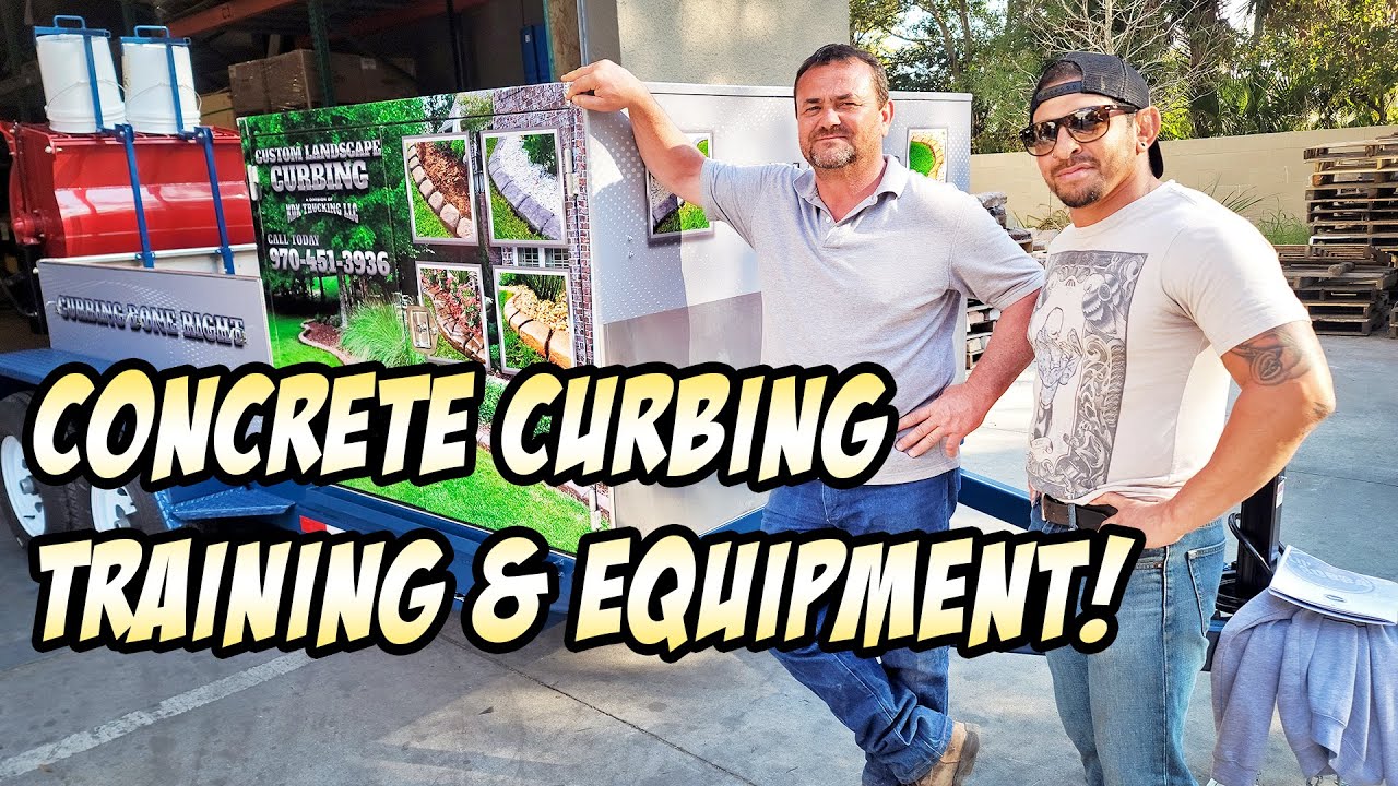 Concrete Curbing Training & Equipment! | Lil' Bubba