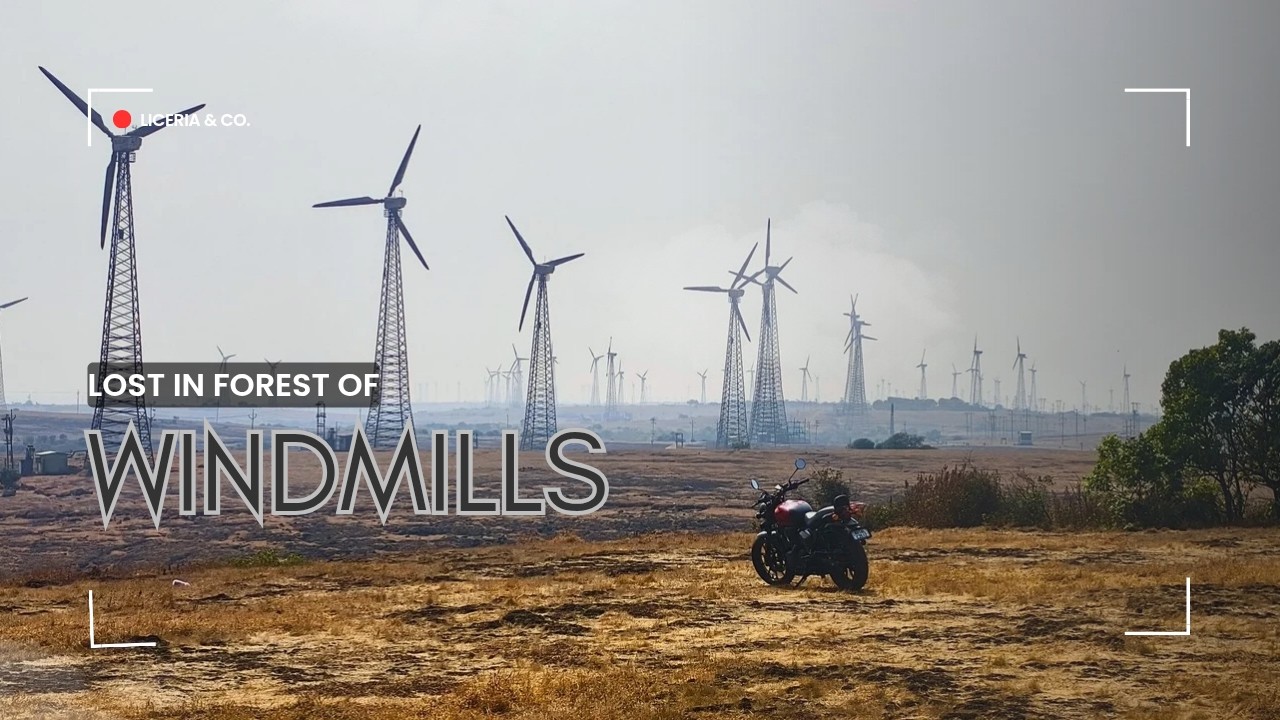 Lost in Windmill Forest | Chalakewadi | Shiv Jayanti | Bike Safari