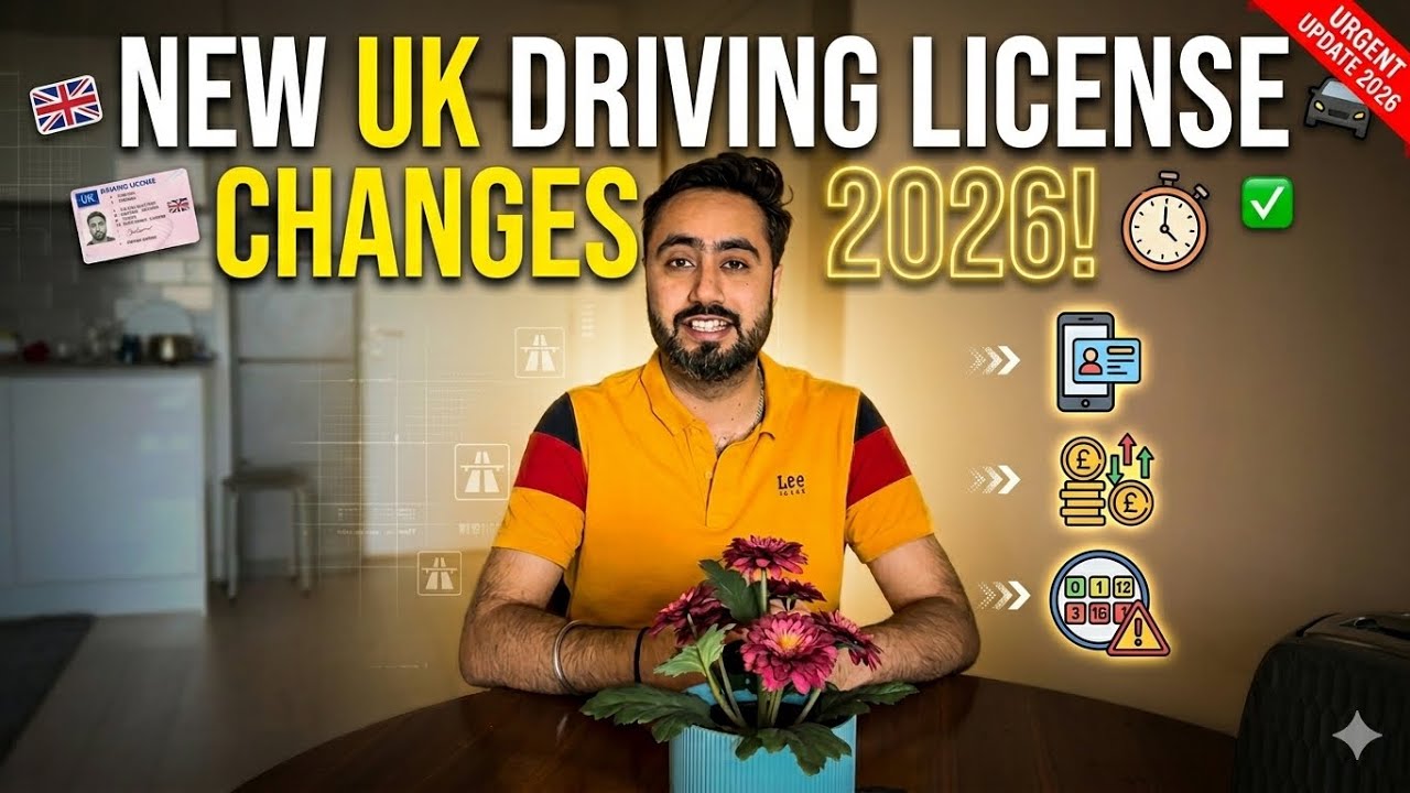 UK Driving Licence Changes 2026 🚨 What They&rsquo;re NOT Telling You | Indian Youtuber in UK