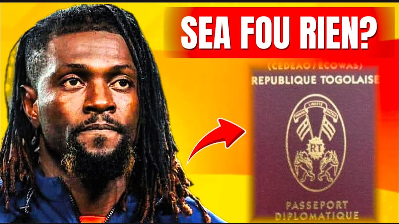 PASSPORT DIPLOMATIQUE D'ADEBAYOR DEVRAIT ETRE RETIRÉ PAR FAURE POUR iNACTION?😂