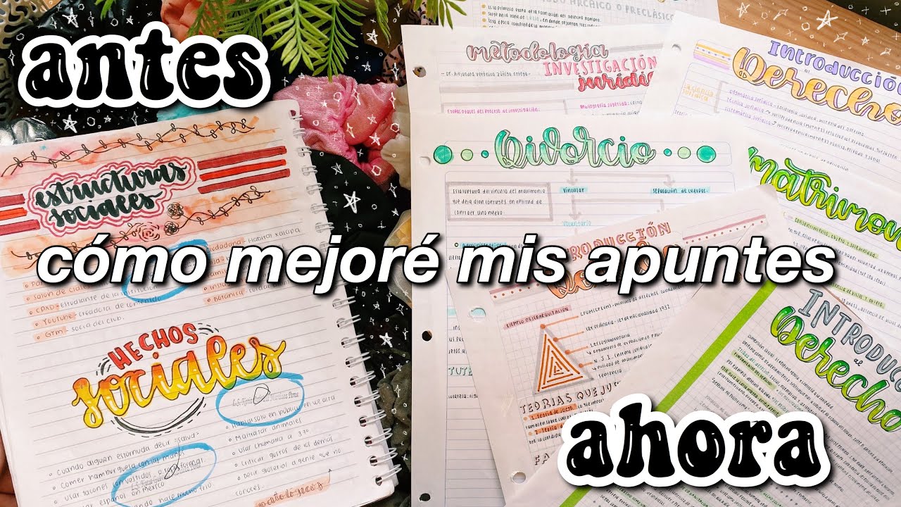 My beautiful notes before vs now - improve your notes 🤩