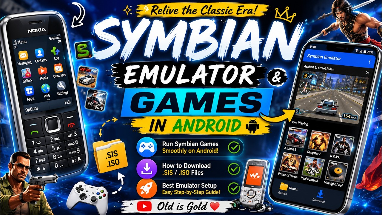 Play Classic Nokia Symbian Games on Android | Complete Setup Guide N-Gage games