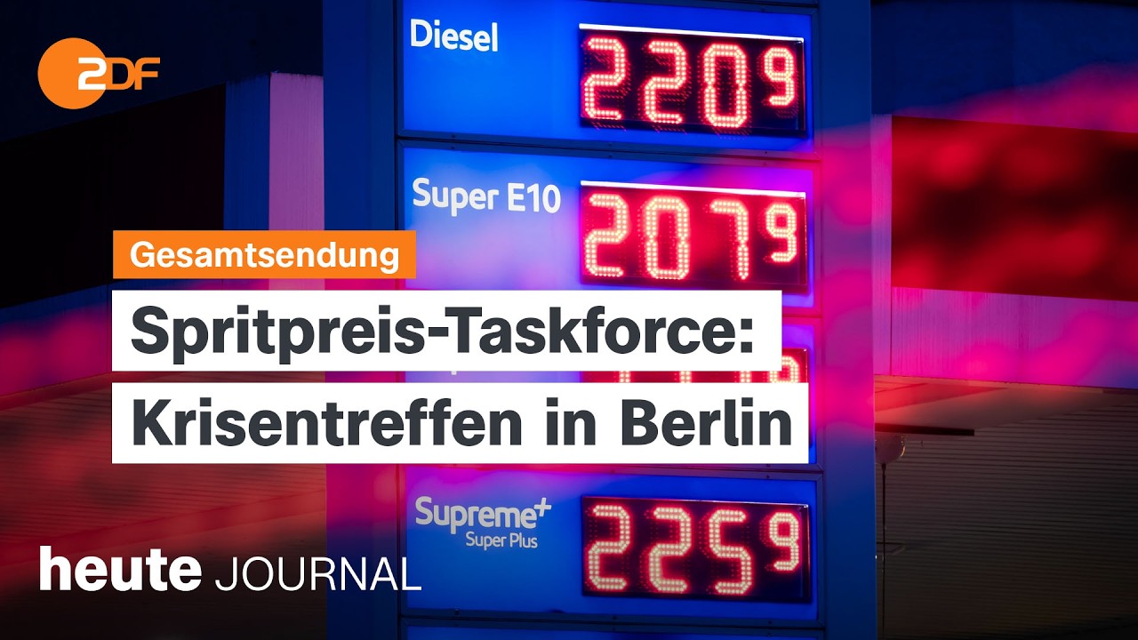 heute journal vom 16.03.2026 Hohe Spritpreise, Straße von Hormus, mögliche Commerzbank-Übernahme