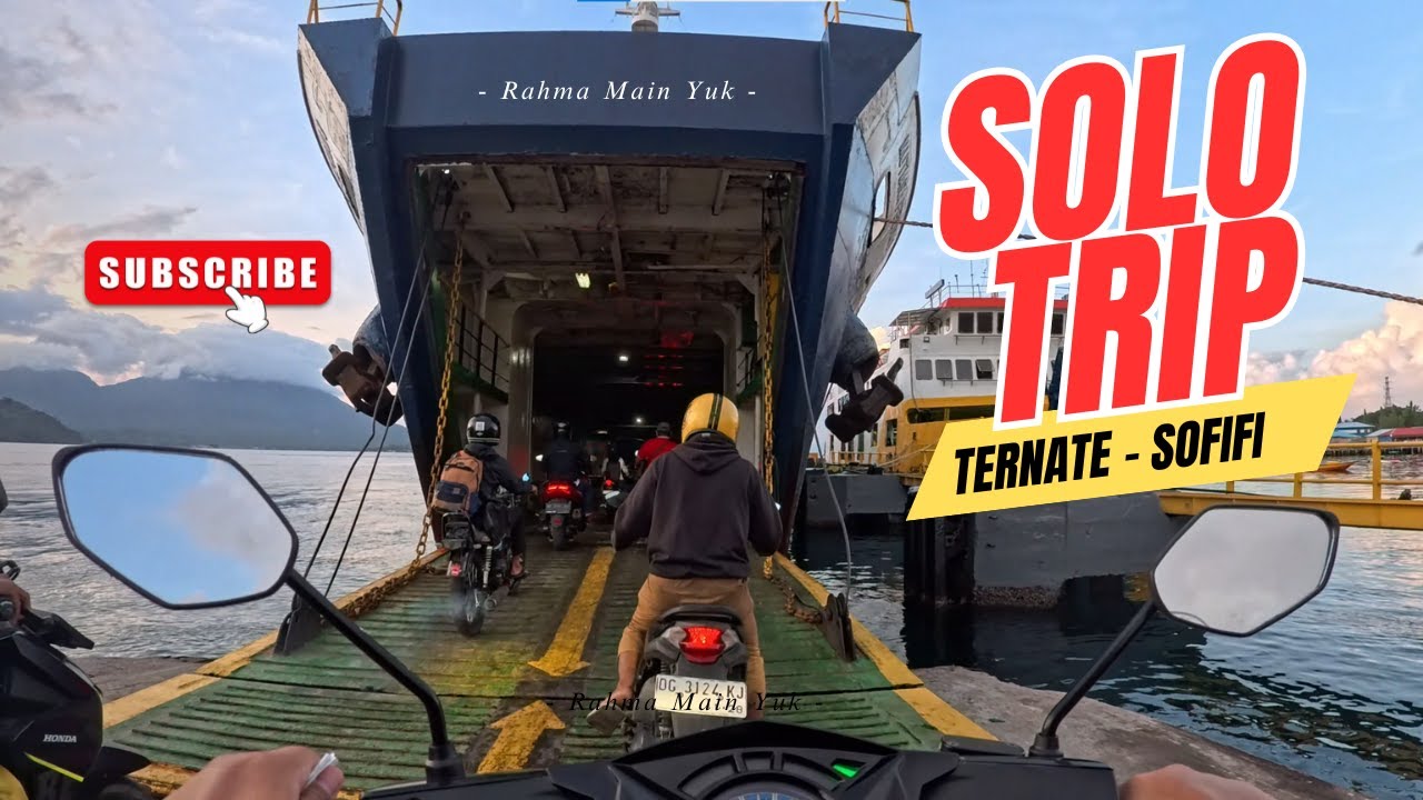 Solo Trip POV Vlog - Perjalanan Laut Maluku Utara: Menyeberang dari Ternate ke Sofifi Naik Fery 🌊