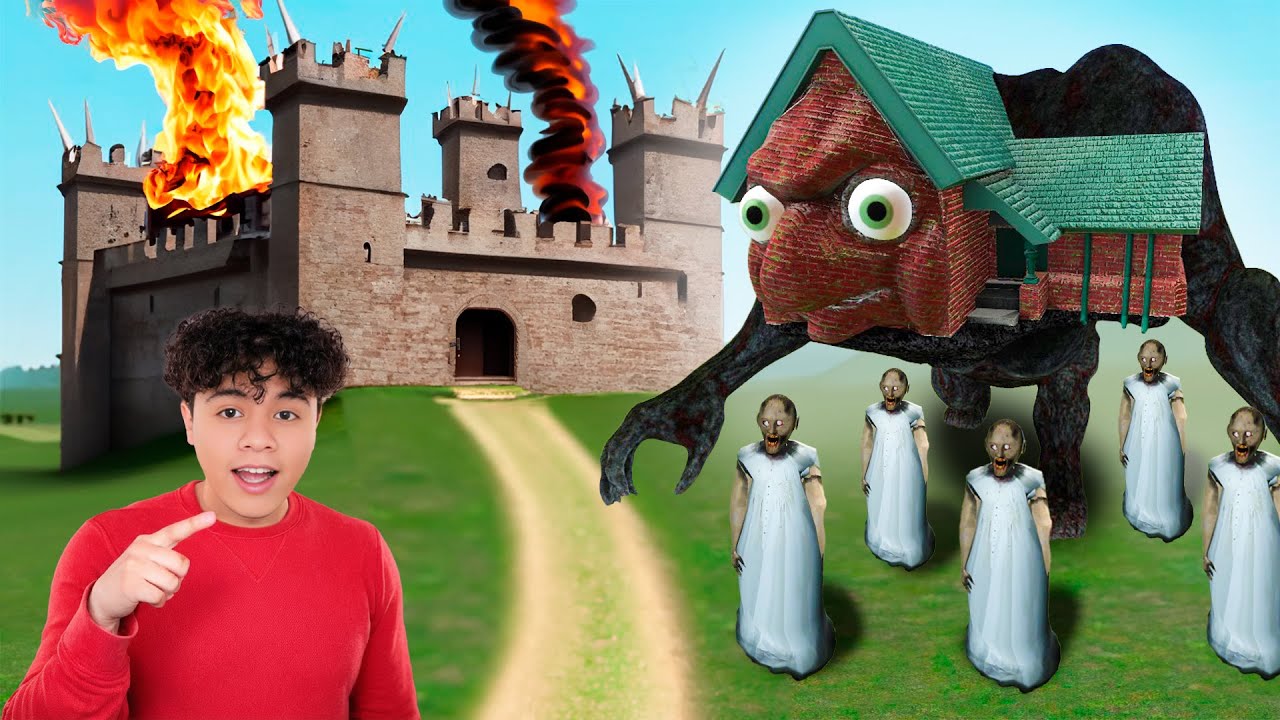 ¿Puede la CASA VIVA DE GRANNY entrar en mi FORTALEZA?!
