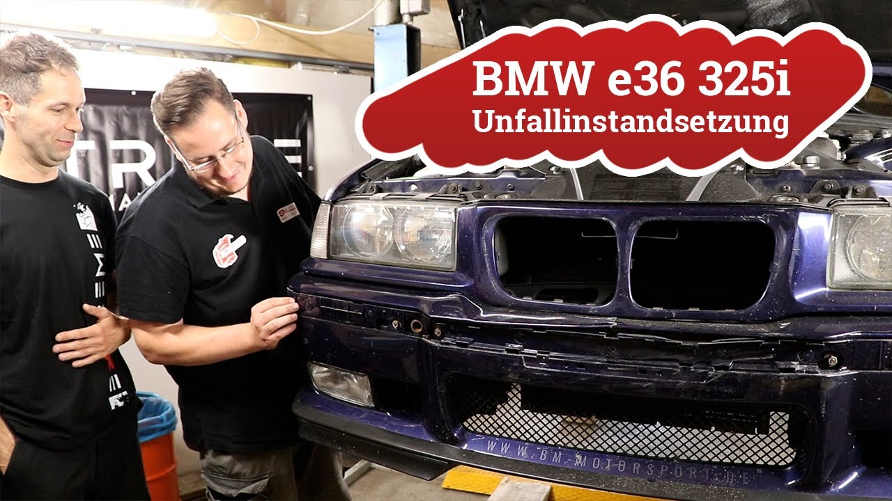 BMW e36 325i - Unfallinstandsetzung - M-Technic Umbau - Frontschaden