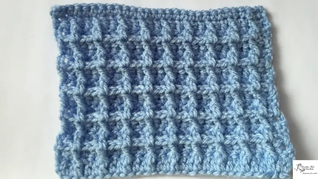 Tuto point gaufre au crochet