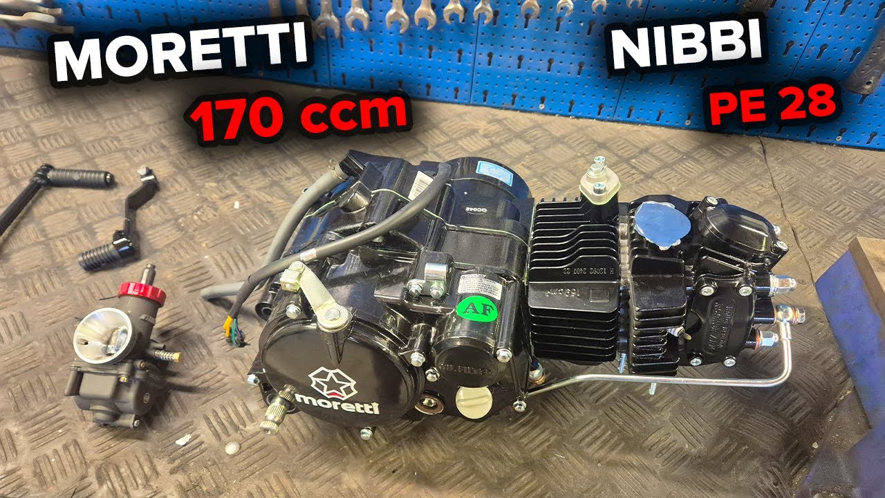 Nowy Silnik Moretti 170 / SWAP Cross / Quad TUNING