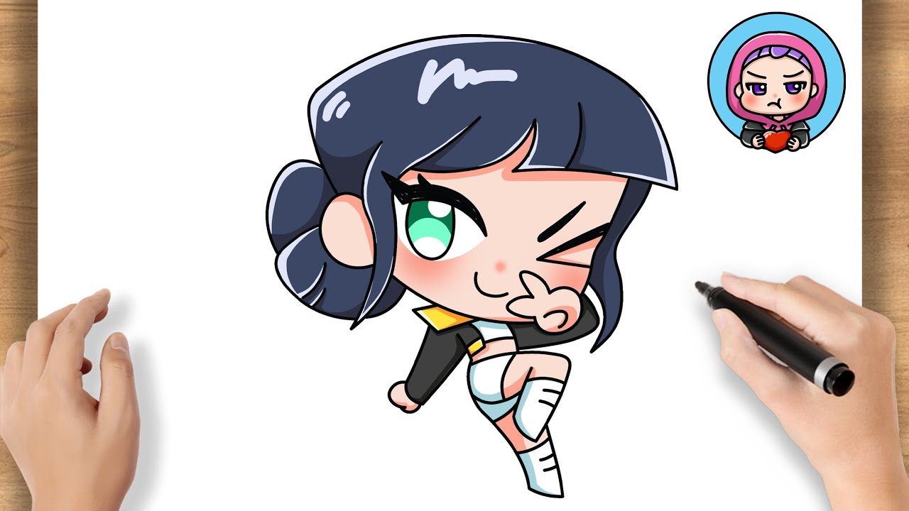 How to Draw Zoey Huntrix Golden | KPop Demon Hunters