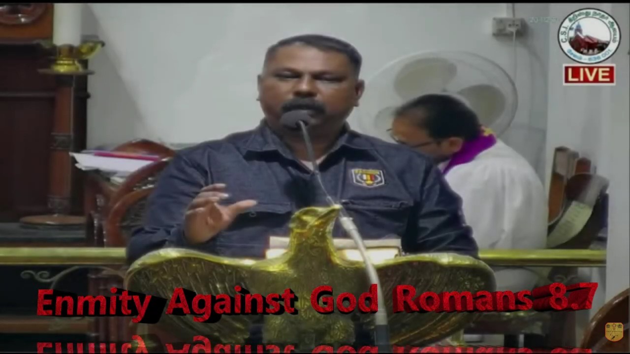 Enmity Against God Romans 8.7