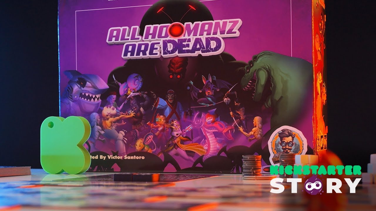 All Hoomanz Are Dead board game - Kickstarter story