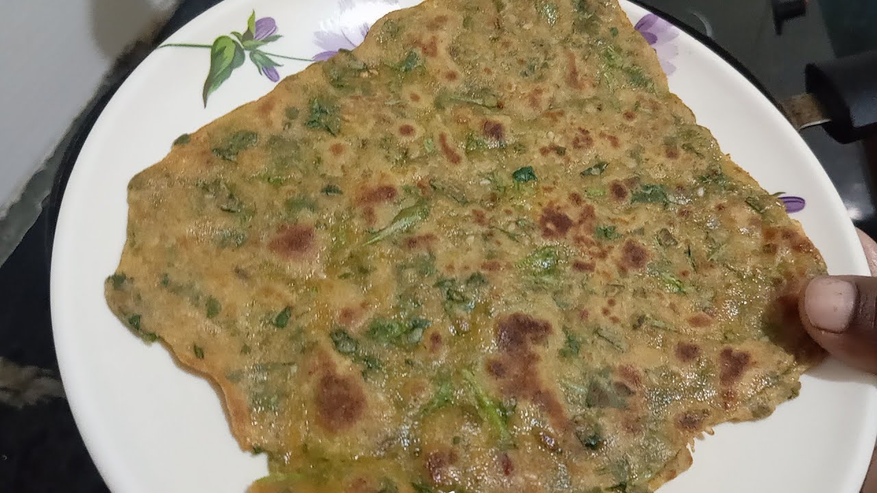 ಮೆಂತ್ಯ ಸೊಪ್ಪಿನ ಪರೋಟ |Menthya Soppina Parotha|Methi Parotha Recipe Kannada