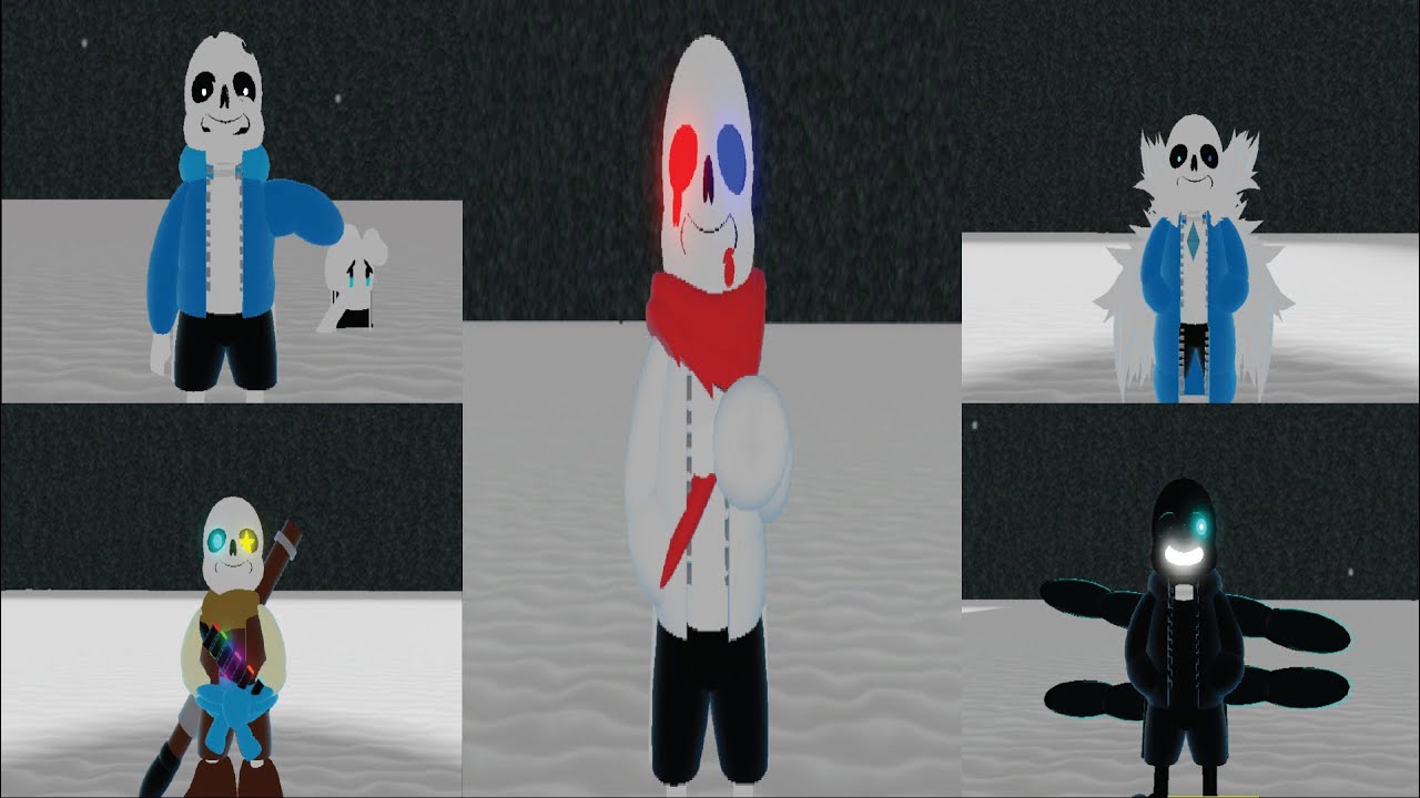 All Sans Characters!!! [Part2] [SANS AUs FIGHT]