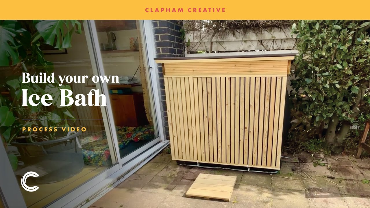 DIY Ice Bath - Self build cold plunge - home made cold water therapy