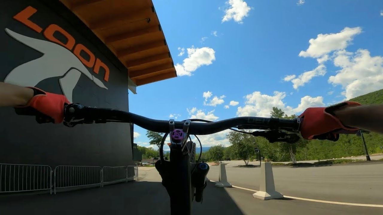 Loon Mountain Downhill Mountain Biking! New Freeride Trails, New Kanc8 Chairlift!