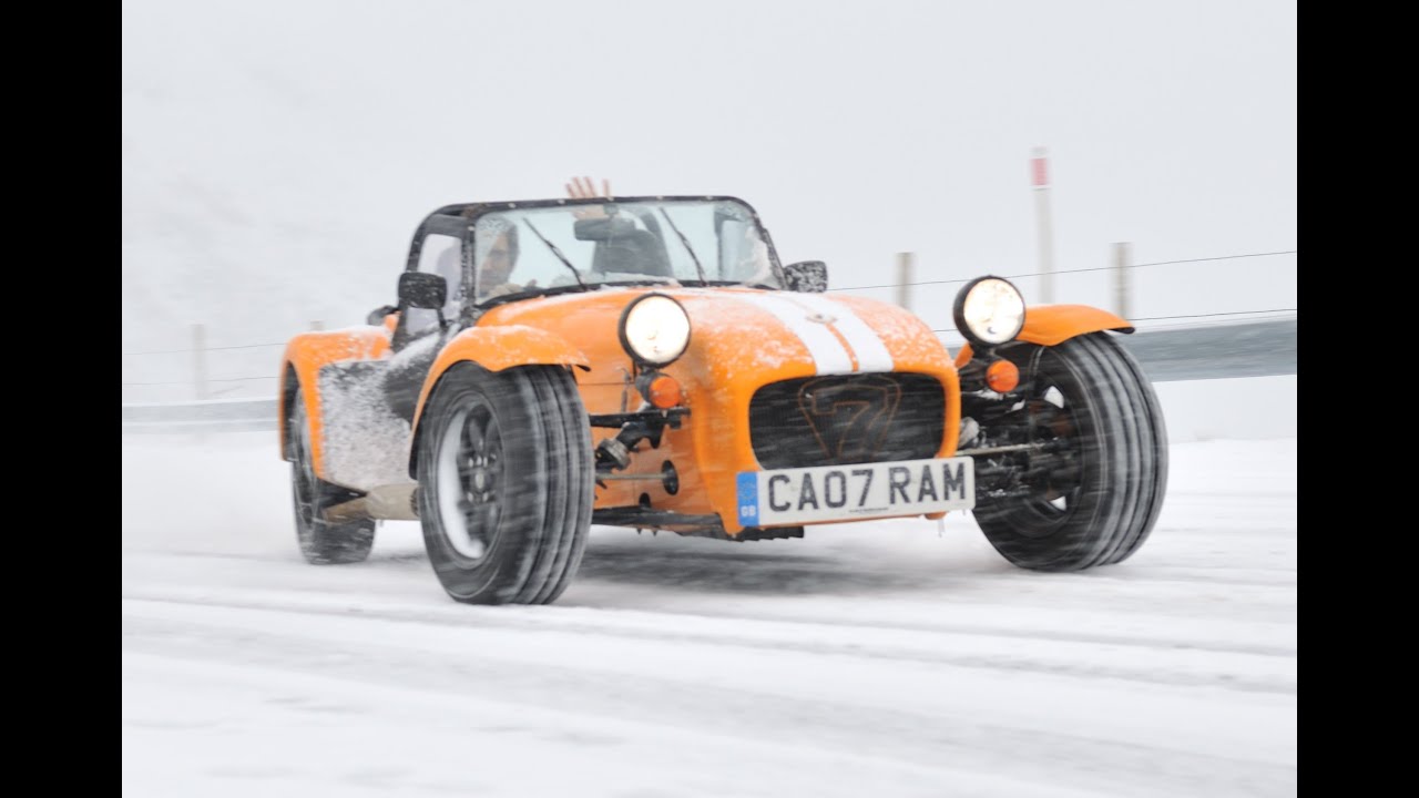 evo Diaries- Caterham Supersport snow driving