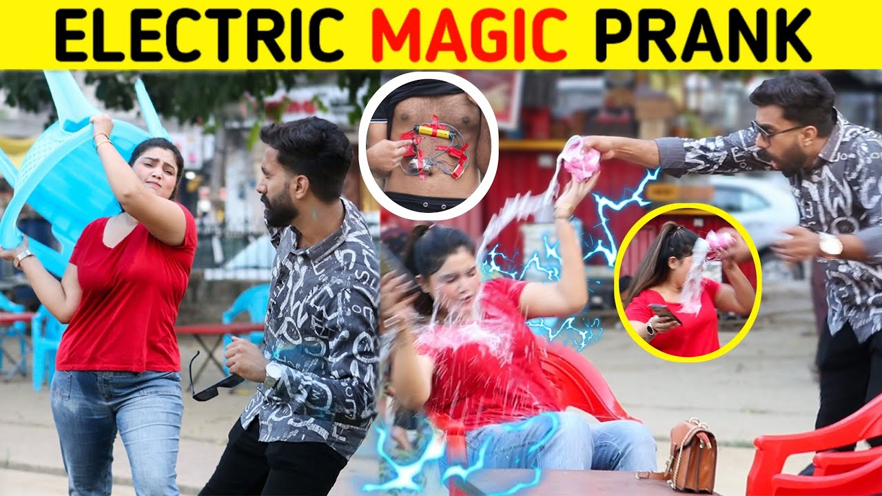 Electric⚡️Magic Prank on Cute Girls😱 Part -5 || by Iqbal Malik on @decentpranks