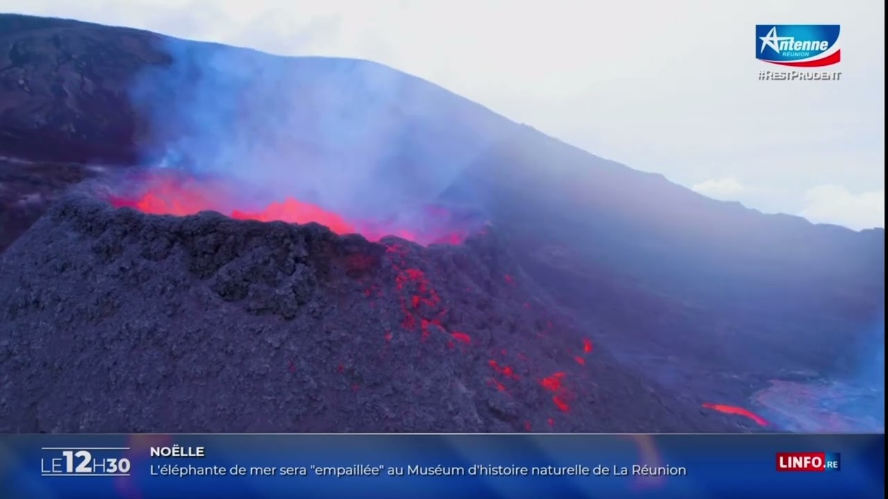 Reunionbysat et ses images au JT de 12h30 d&rsquo;Antenne R&eacute;union