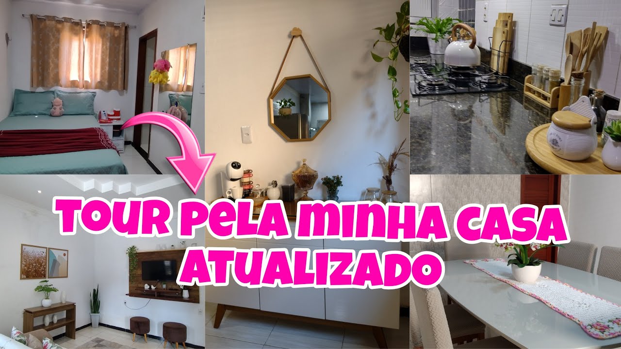 TOUR PELA MINHA CASA|TOUR PELA MINHA CASA 🏡ATUALIZADO|MOSTRANDO TODOS DETALHES 🏡