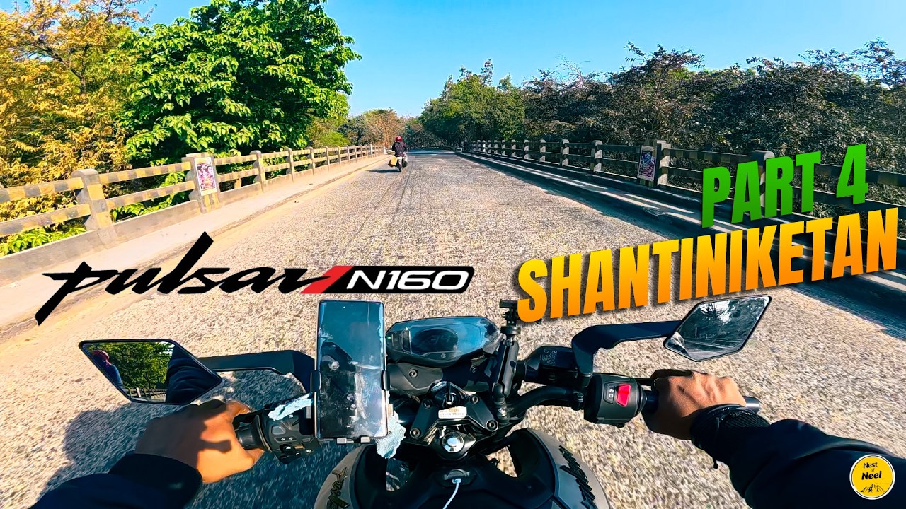 Urban Ride Pulsar N160 | Shantiniketan Part 4 | POV Ride Raw exhaust sound ASMR  #ride29