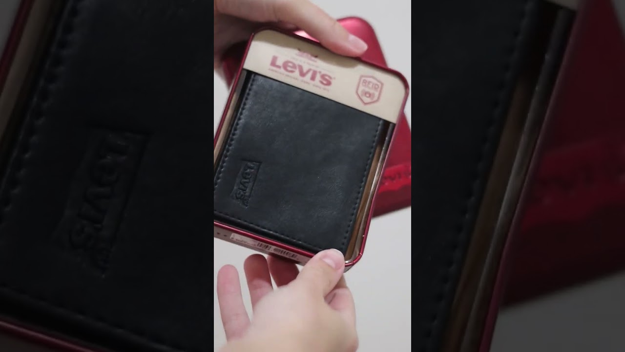 Levis wallet unboxing #levis #unboxing #love #present