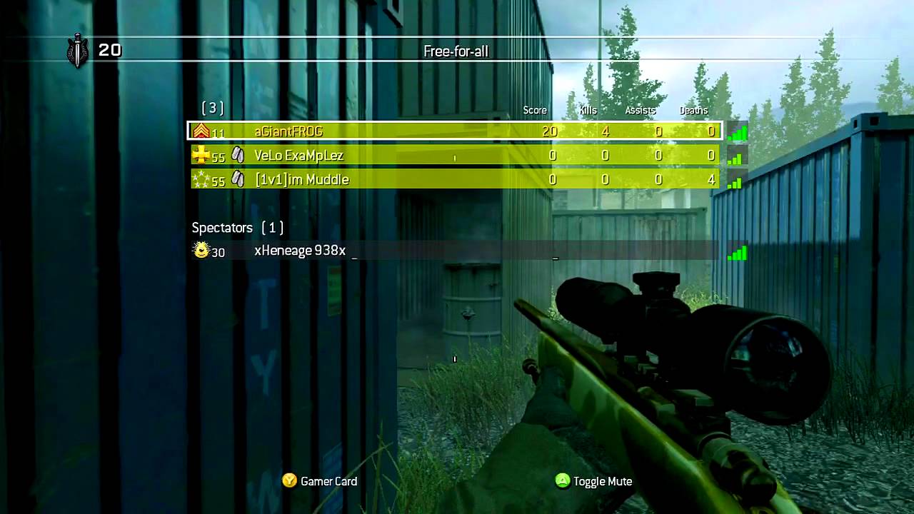 COD4 1v1: Noob Account Vs Im Muddle | SKUNKED [HD]