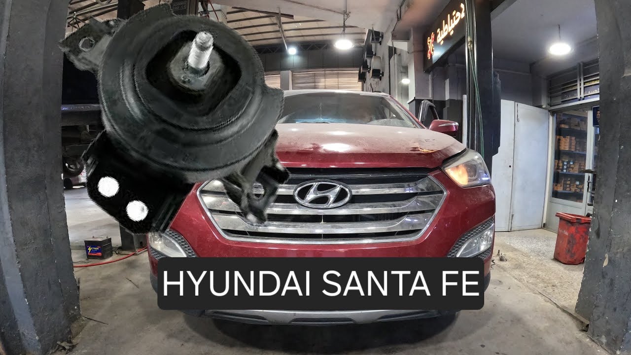 Reemplazo del soporte del motor derecho ... Hyundai Santa Fe 2013-2019 (especificaciones de torque)
