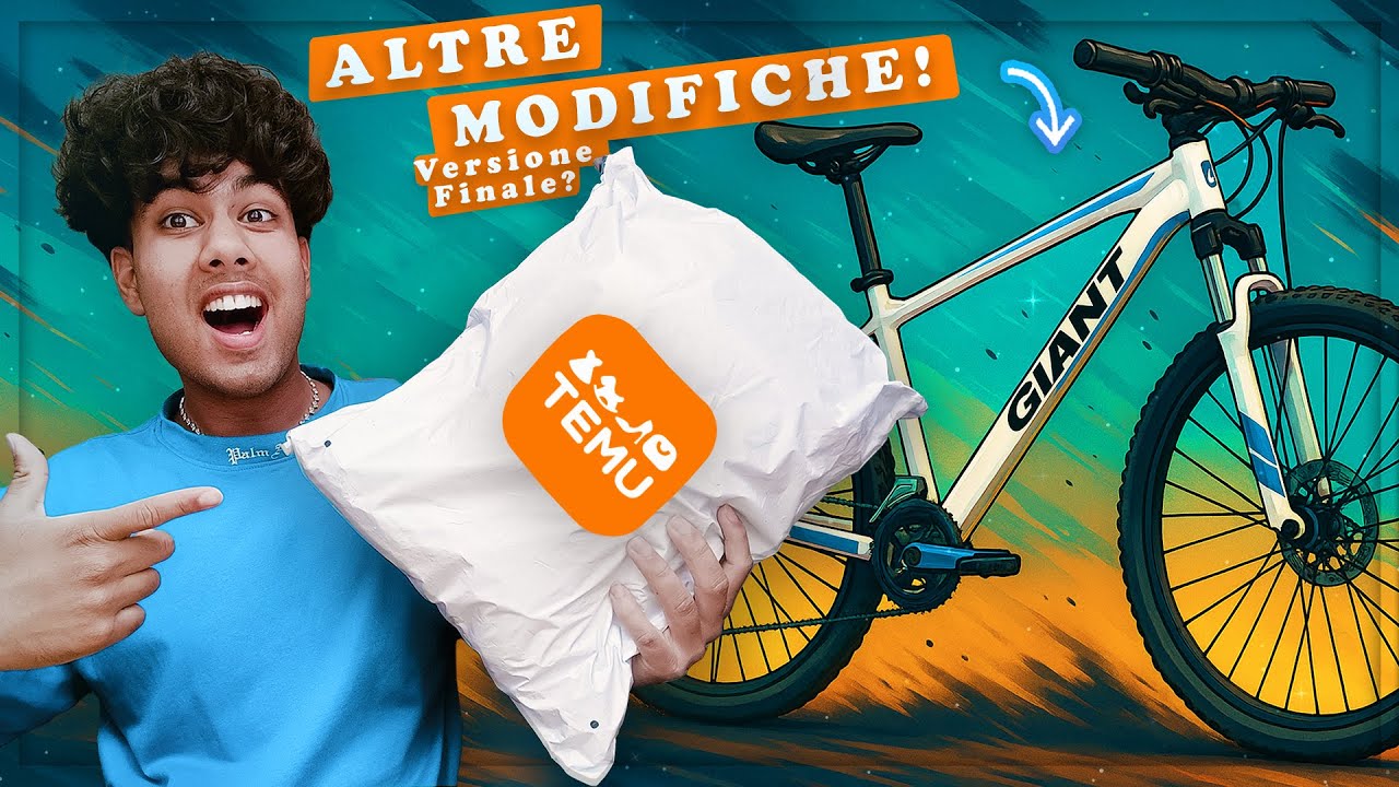 MODIFICHE TEMU che hanno cambiato la mia BICI! (Unboxing & Montaggio)