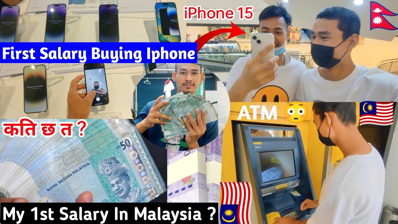 My First Salary Buying iPhone In Malaysia 🇲🇾