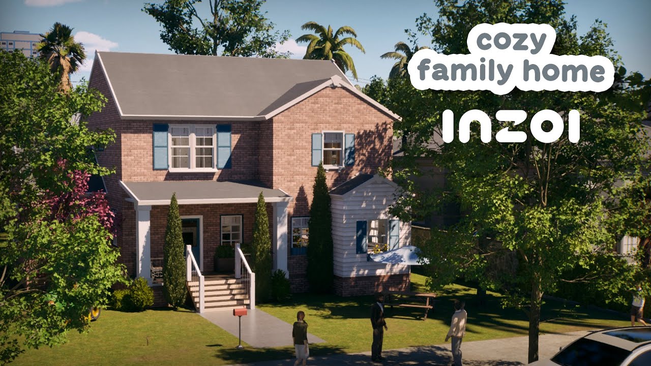 Cozy Family Home 🤍 inZOI Speed Build