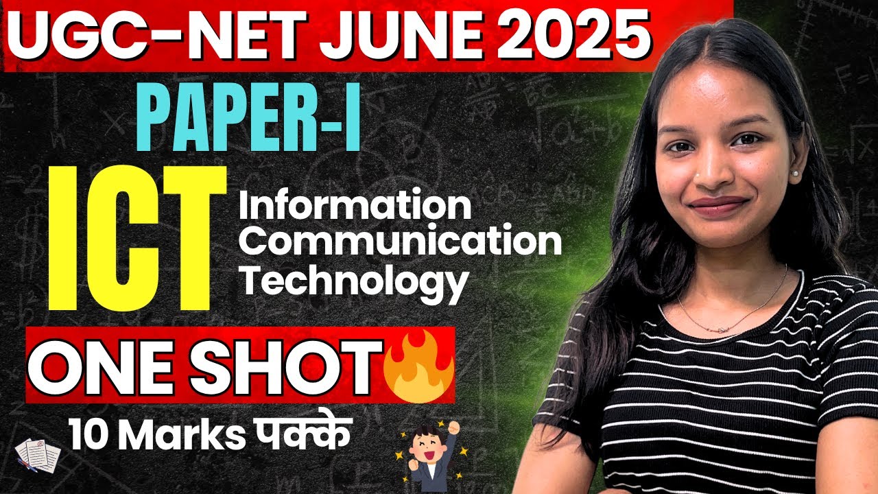 ICT UGC NET PAPER-1 JUNE 2025 ONE SHOT 🔥 | FREE CRASH COURSE