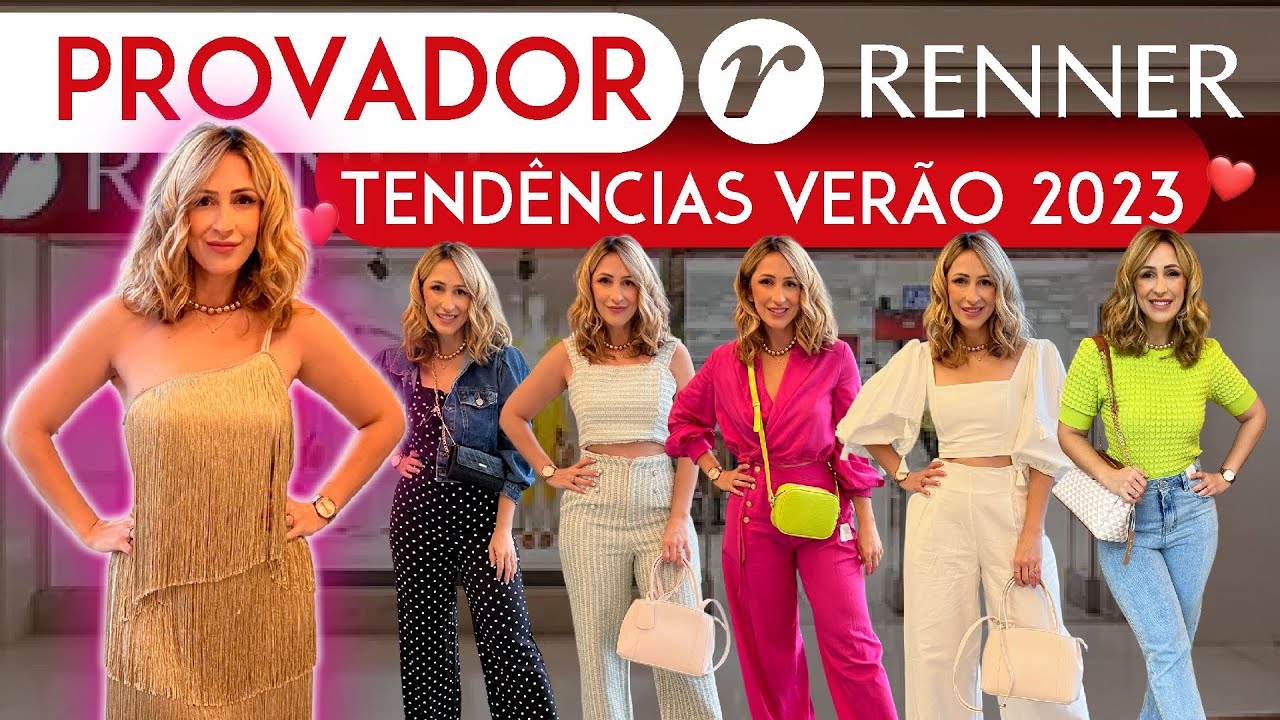 LOOKS NO PROVADOR RENNER😱AS TEND&Ecirc;NCIAS VER&Atilde;O 2023