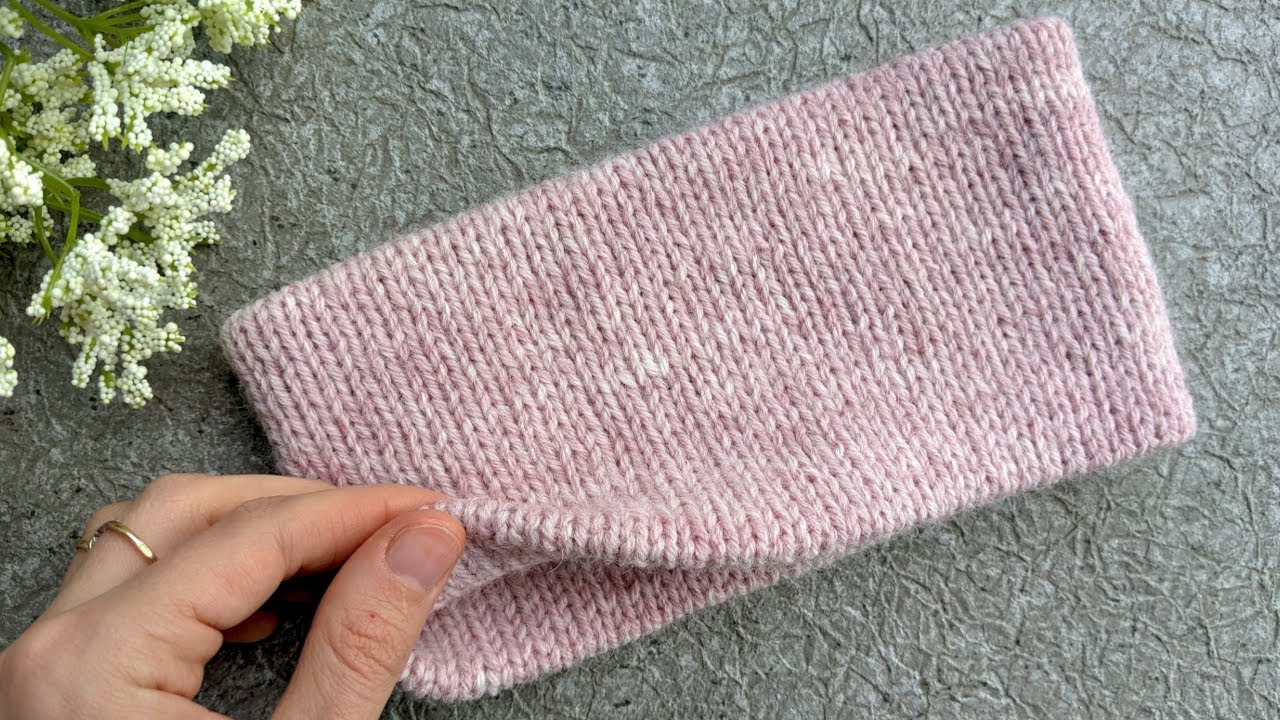 Knit Double Layer Headband