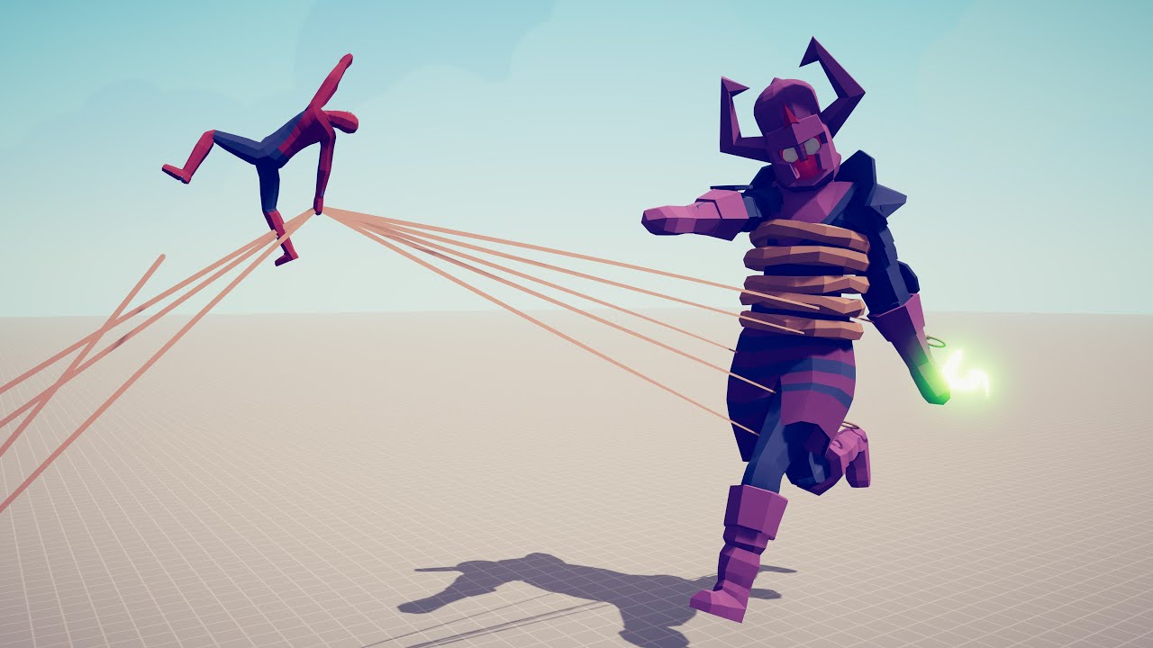SPIDERMAN vs EVERY SUPER HERO - Totally Accurate Battle Simulator TABS