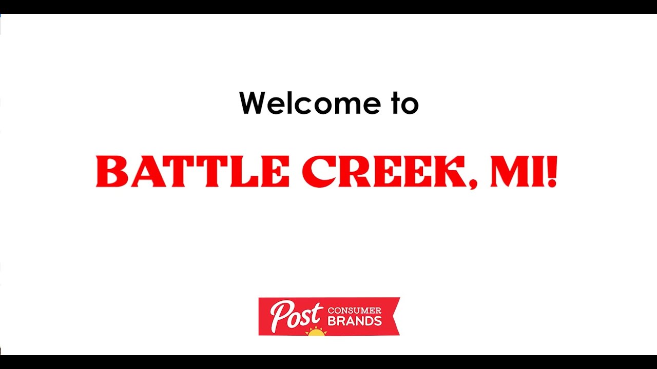 Welcome to Our Battle Creek, Michigan Plant