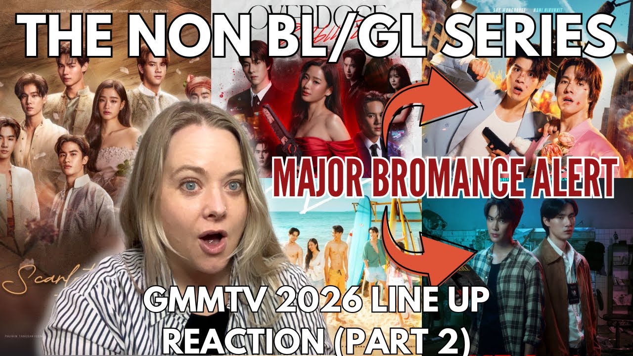 Surf Rivals, Crime, Time Travel?! Reactions to 5 trailers from the GMMTV 2026 line up!