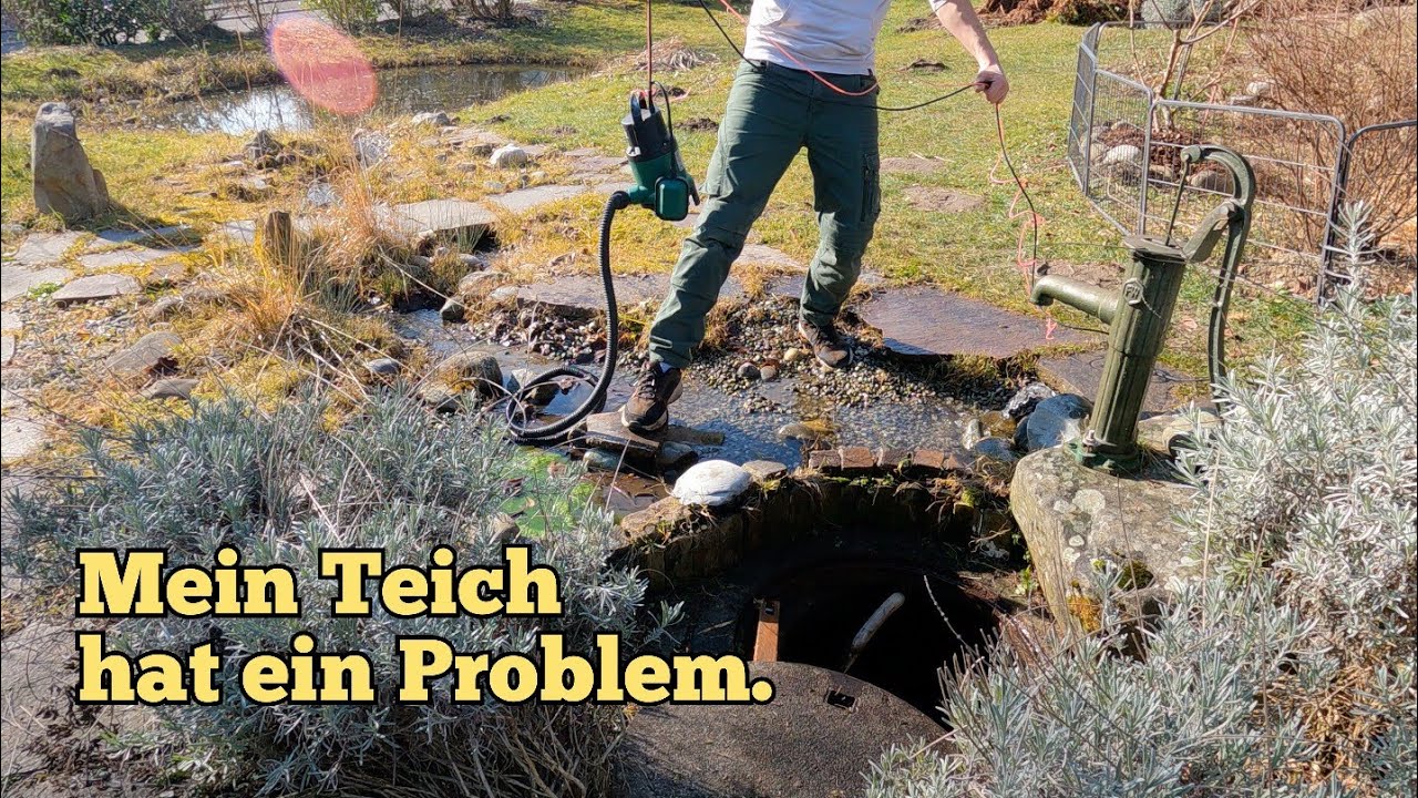 Teich verliert pl&ouml;tzlich viel Wasser! Ursache GEZIELT & SCHNELL finden!