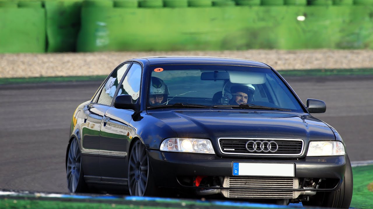 Audi A4 B5 1.8T quattro Trackday | 2 Runden auf dem Hockenheimring @ 1 Bar Boost