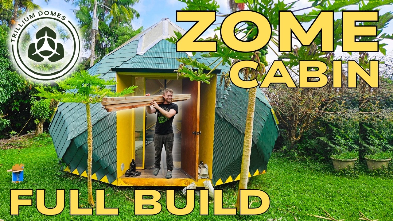 How to build a Zome cabin - Trillium Domes
