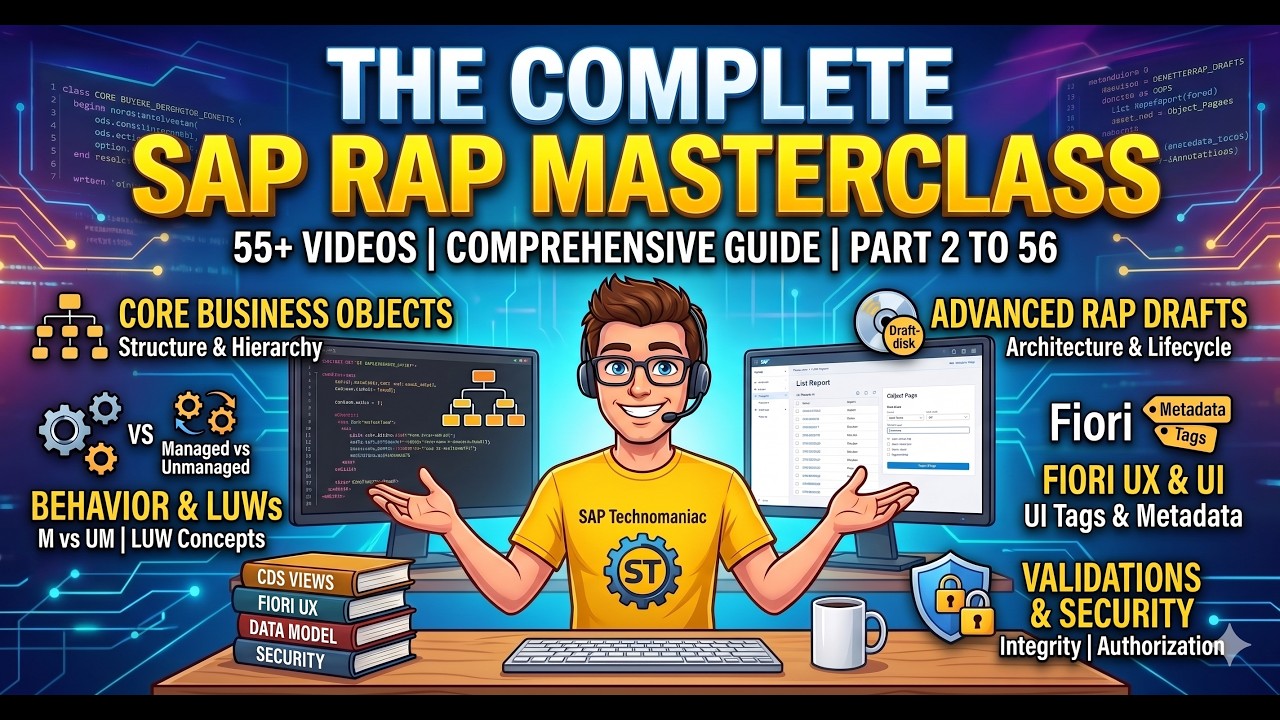 Введение в программирование приложений ABAP RESTful (RAP), часть 1