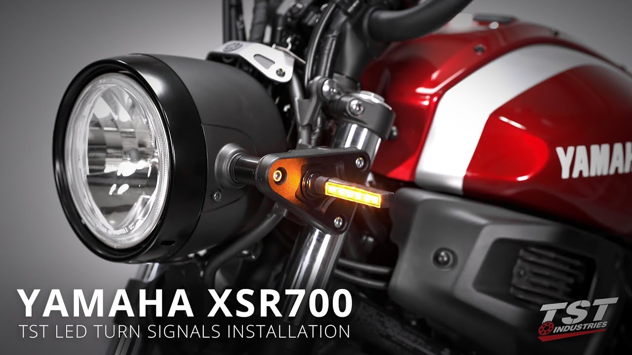 Как установить светодиодные поворотники TST на Yamaha XSR700 2016+ года выпуска от TST Industries