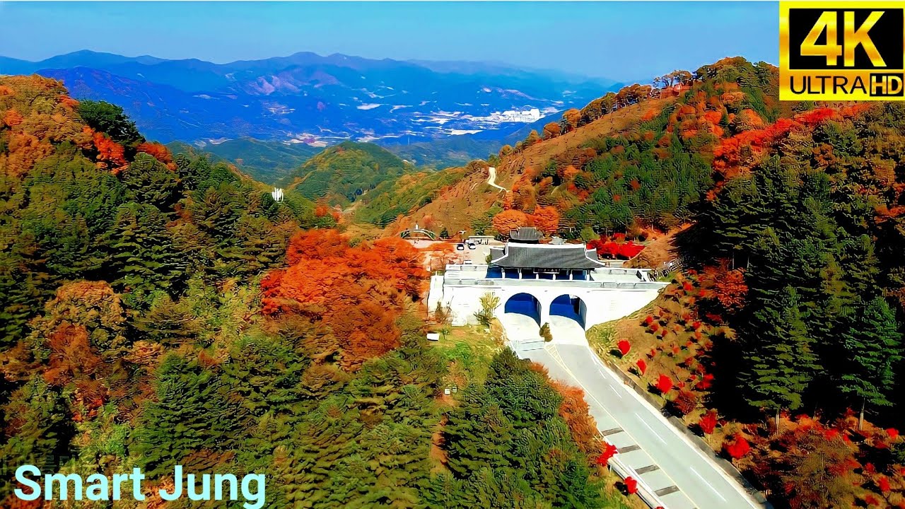 함양 오도재&지안재 | 가을풍경 | 드론영상 | 한국의 아름다운 길 | Odojae Autumn, Korea's Beautiful Road