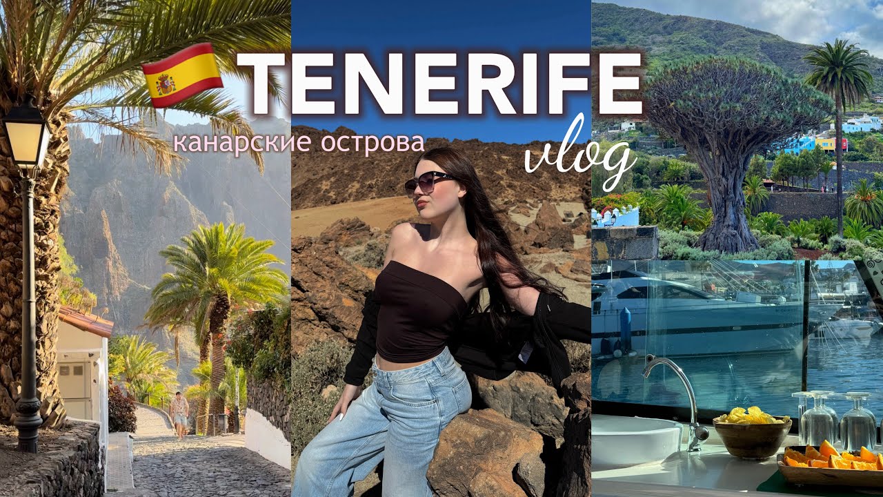 TRAVEL VLOG: Поездка на остров Тенерифе | вулкан Тейде | природный бассейн | лучший зоопарк Европы