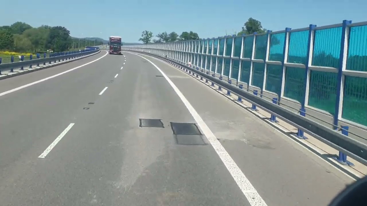 4K Truck POV | Driving from Czech Republic to Poland | Sunny Road Trip 🇨🇿-🇵🇱