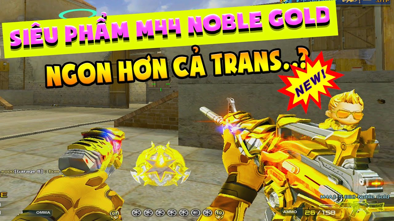 ► Bình luận Đột Kích -Siêu Phẩm M4a1 born beast 2 Noble GOLD - Liệu có ăn được Trans