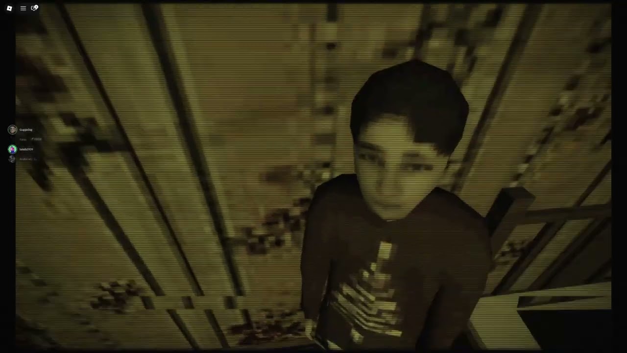 Playing horror game with NoBulletz. the two Luis and myself